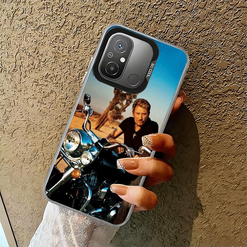 Johnny Hallyday Music Shockproof Phone Case for Xiaomi Poco X7 X6 X5 X3 Pro F7 Ultra M8 Redmi 15C 15 14C 13C 12C 10C 13 12 10