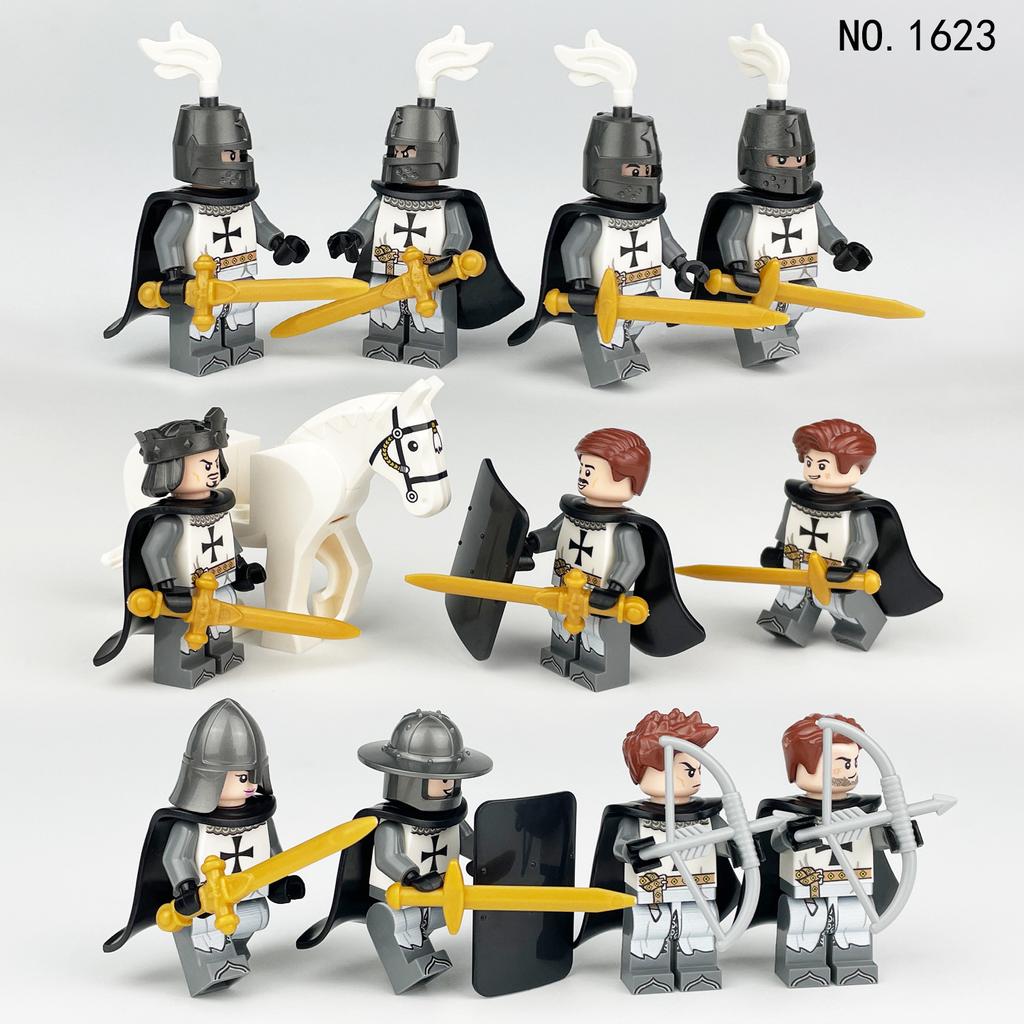 M1622 M1623 M1624 M1628 Ancient Roman Soldier King Building Block Minifigures Toy