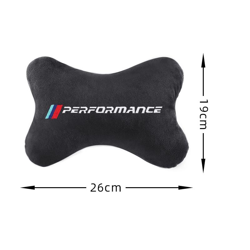 Auto Neck Support Pillow Headrest Cushion for BMW M Performance F30 F10 G20 G30 X1 X3 X5 X6 E46 E90 Car Accessories
