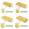 Large Rock Wool Seedling Blocks for Soilless Cultivation, 7.8 pH, 50x50x40 Size