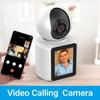 Video Calling Camera Smart Wifi Camera IPS Screen FHD 1080P One-Key Call IP Camera Two-way Video Talk Wireless PTZ Camera