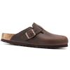 Birkenstock Без специальных функций Закрытые тапочки Унисекс Красно-коричневые Узкие 0860133