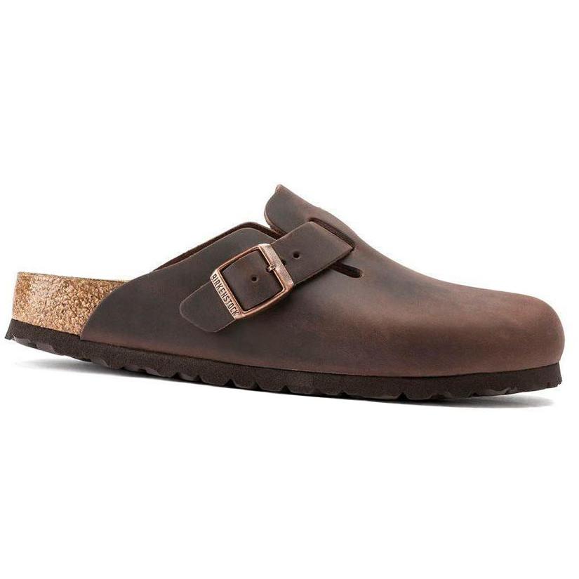 Birkenstock Без специальных функций Закрытые тапочки Унисекс Красно-коричневые Узкие 0860133