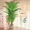 Artificial Fishtail Palm Green Plant - Indoor Living Room Decor, Large Luxury Bionic Floor Tree Ornament