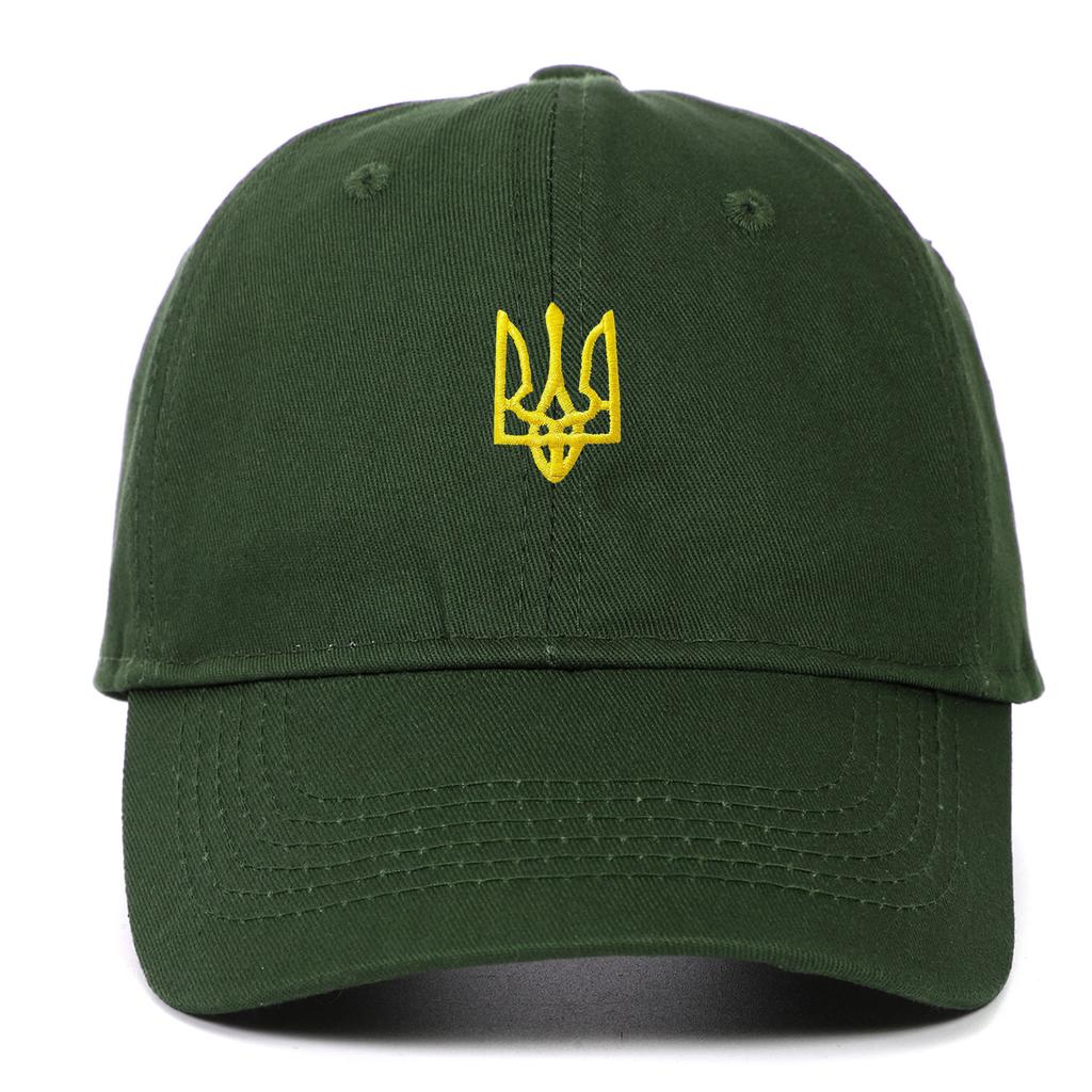 Ebay Украина Национальный герб Мужская бейсболка Козырек Защита от солнца Шляпа с национальным гербом Украины