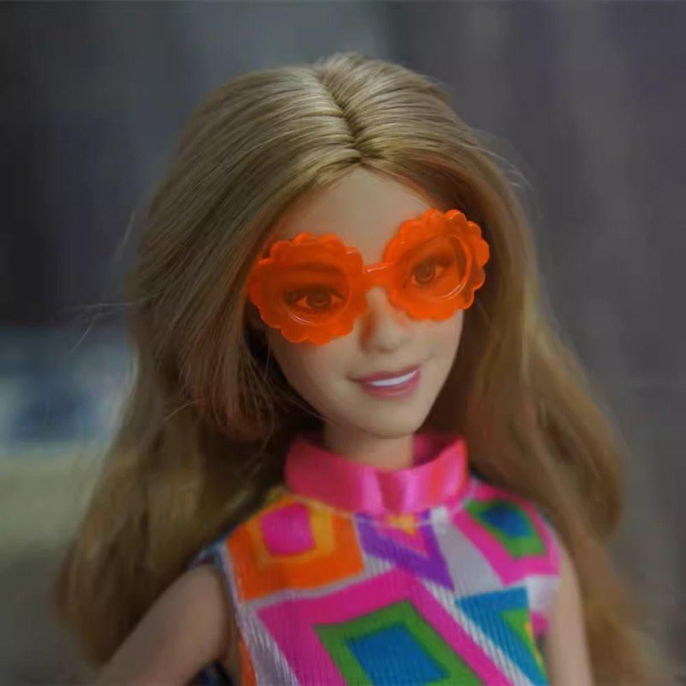 Fashion Doll Sunglasses For 30Cm Doll For 1/6 Doll Necklaces Crown Jewelry Clothes Accessories Doll Eyeglasses Kid Gift Diy Toy