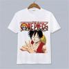 One Piece Luffy Ace Anime Tshirt Peripheral Cotton Tshirt Unisexs and Womens Cartoon Shortsleeved Y2K Street Tops Clothing 2026