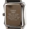 Casio Стандартные аналоговые часы Черный Серебристый Металлический браслет Женские LTP-B190D-1BV (За границей)
