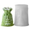Christmas Gift Bag Silicone Candle Mold Candy Bag Shape Silicone Mold Baking Tool For Epoxy Resin Candle Soap Chocolate