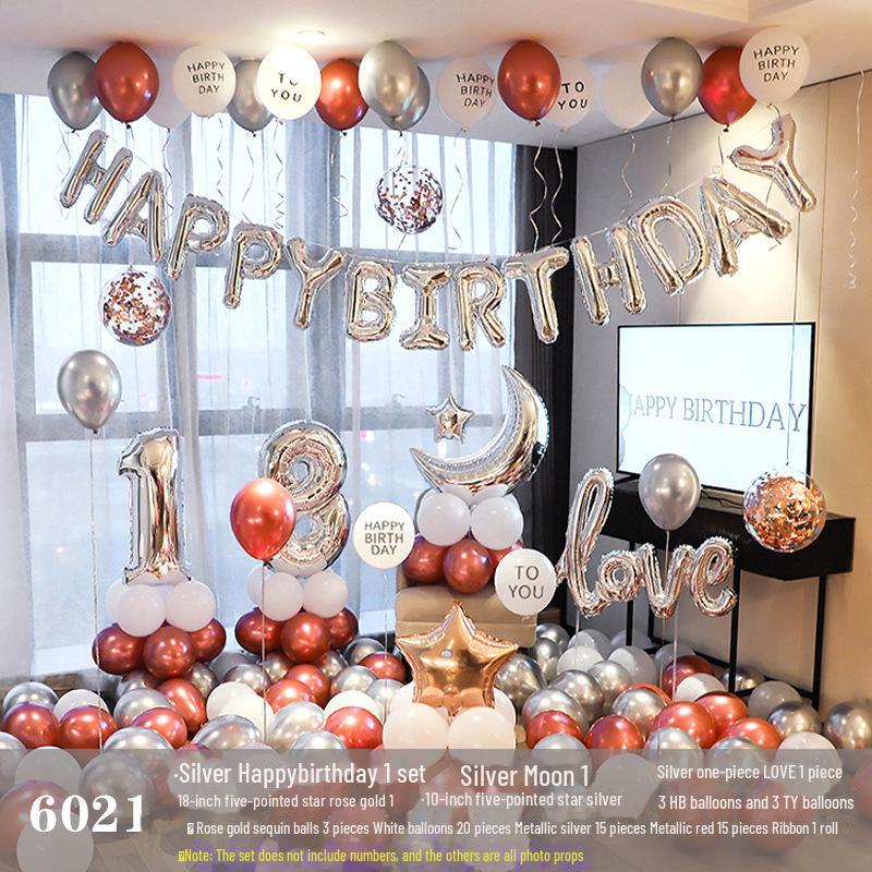 Набор воздушных шаров на день рождения для взрослых и детей - Мультяшное украшение