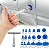 Universal Car Hail Pit Sagging Repair Tools Dent Metal T Pull Suction Cup Kit For Auto Remove Dents Tabs Sheet Metal Repair