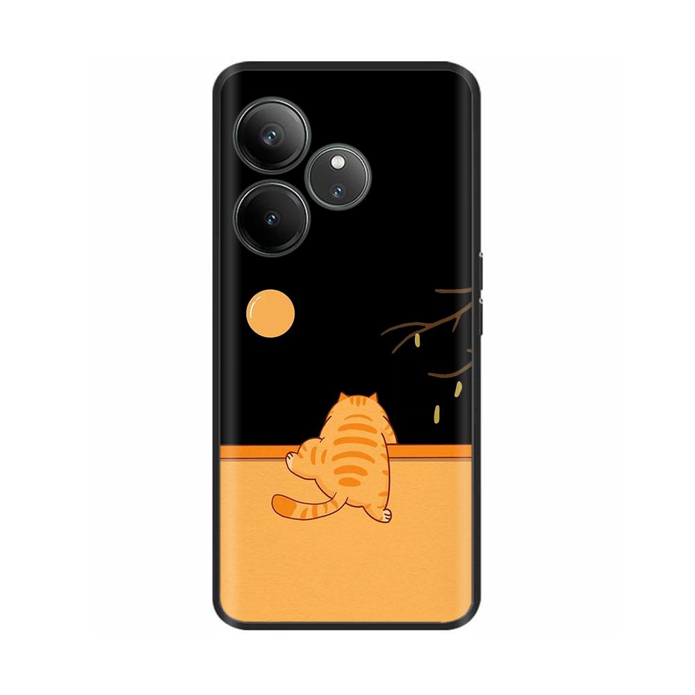 Чехол для Realme GT 6T Задняя крышка телефона Мягкая гладкая задняя крышка из жидкого силикона Для чехлов Realme GT Neo6 SE Для Realme GT Neo6 GT6