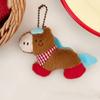 Cartoon Pony Dolls Funny Plush Horse Keychain Ins Horse Year Pendant  New Year Gift
