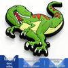 Милые Цветочные Брелоки-Динозавры для Crocs – Универсальные ПВХ Аксессуары