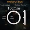 2pcs RGB Angel Eye LED,Daytime Running Headlight Light with APP Control Multiple Light colors Synchronized to Music.60MM-120MM,