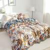 Animal Flower Non-Slip Sofa Towel Cover, Double-Sided Bedspread, Jacquard Cotton Gauze, 200*230 Cm, High Quality, Four Seasons