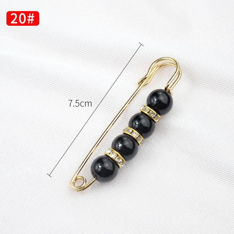 Булавка на талию с жемчужной летней брошью, пряжка для джинсов Anti-Exposure