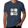 Geometrical Sticker Pack 1 Tshirt Trendy Print Short Sleeve Tshirt