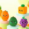 Пищащая Фруктовая Игрушка для Собак Латексная Игрушка-Жевалка для Собак Милая Форма Фрукта Игрушка для Щенков при Прорезывании Зубов для Маленьких и Средних Собак Чистка Зубов