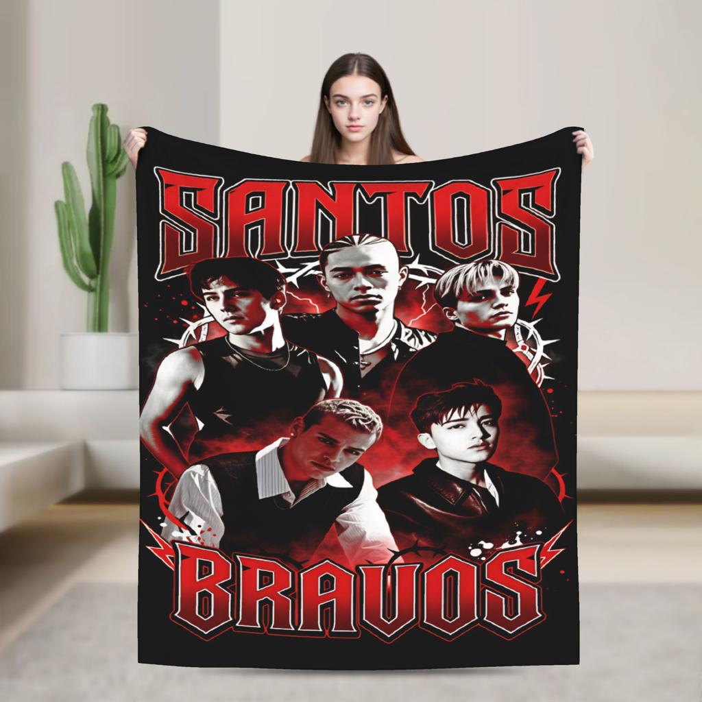 Плед Santos Bravos Теплый Мягкий Новый Плюшевый Плед-Покрывало Для Дивана Кровати Путешествий Фланелевое Покрывало На Кровать