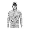 SIMMS Mens UPF50 Long Sleeve Fishing Shirt With Mask Hood UV Protection Angling