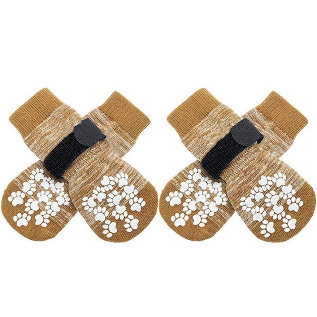 Breathable Non-slip Pet Socks for Medium & Large Dogs - Anti-scratch, Dirt-proof Foot Covers