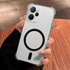 Самодельный силиконовый чехол-кольцо с магнитом для OPPO A96 4G, противоударный, с защитой углов-подушек безопасности
