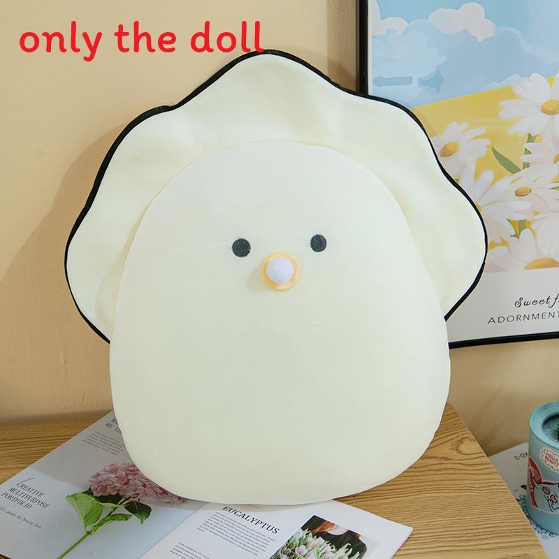 Ocean World Soft Oyster Plush Toy With Nipple Design For Birthday Gift
