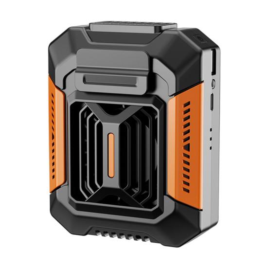 Подвесной охлаждающий вентилятор на талии, 3 уровня, регулируемый, водонепроницаемый, портативный, многофункциональный светодиодный фонарик, внешний аккумулятор, мини-кондиционер, поясной вентилятор