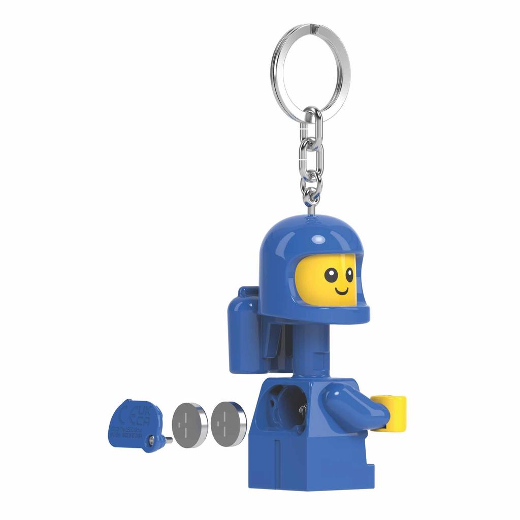 IQ Iconic Spacebaby Keychain LED Keychain Light Building Blocks Toy Doll with Movable Joints Mini Figure
