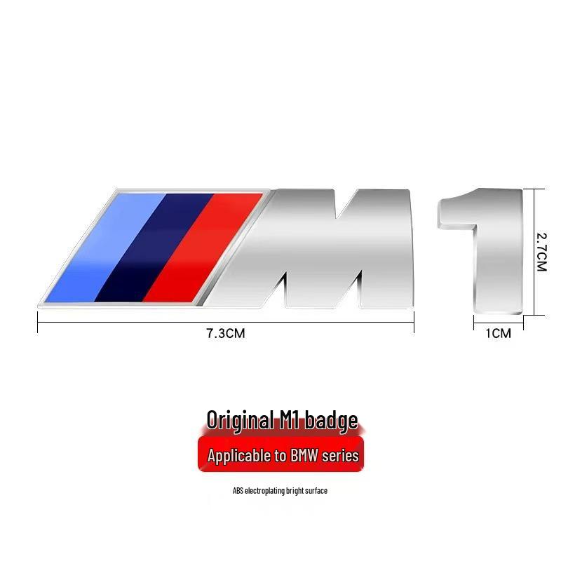 Наклейка-логотип на заднее крыло BMW M Series для M1-M6, 3 и 5 Серий, X6M