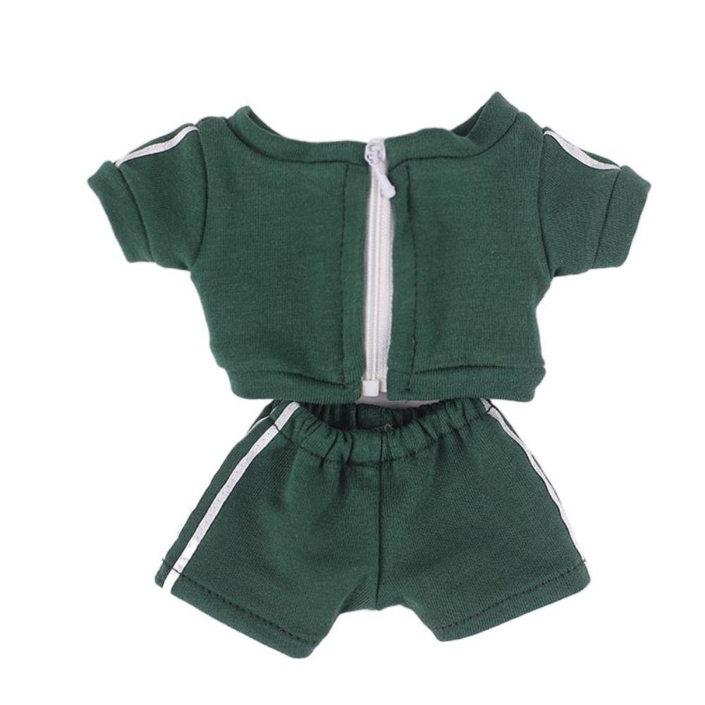Dressing Game Cotton Stuffed Mini Sports Suit 20CM Doll Sportswear Dolls Clothes Topcoat Trousers