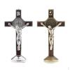 2pcs Crucifix Statue Figurines Car Home Chapel Decoration