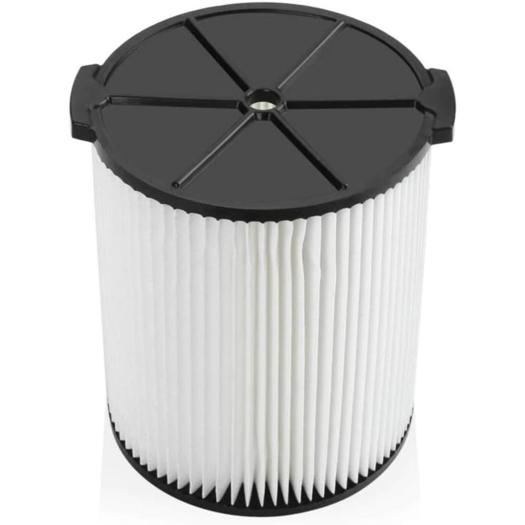 1 Pack VF4000 Filter Replacement for Rigid Shop Vac Filter, Standard Wet/Dry Vac Filter 72947, compatible most 5-20 Gallon and Husky 6-9 Gallon