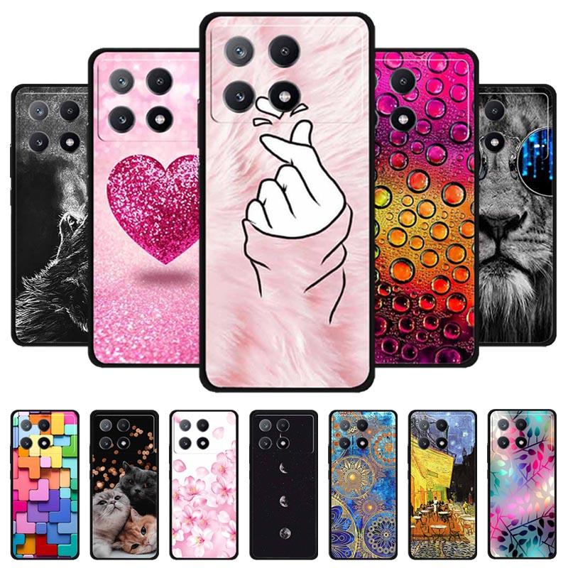 Для Xiaomi Poco F8 Pro Чехол PocoF8 Pro ТПУ Чехол Мягкий Силикон Funda Чехол для Телефона Для Poco F8 Pro Чехол Лев Волк Ударопрочный Coque
