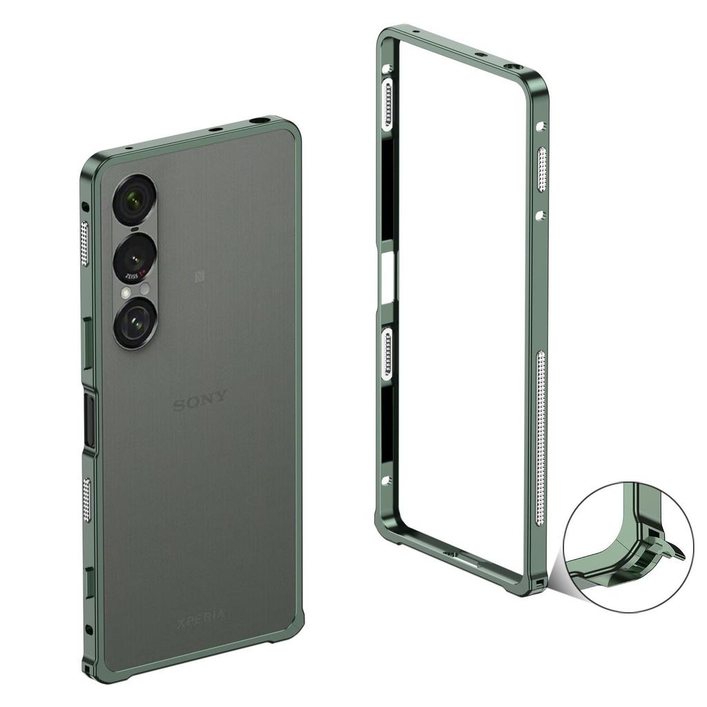 Heat-Dispersing Metal Case with Clasp for Sony Xperia 1VII/1VI - Drop-Proof Supercar Design