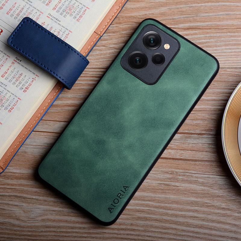Чехол для Xiaomi POCO X5 X6 Pro 5G X4 X3 Pro NFC GT из прочной матовой кожи с шелковистым покрытием и защитой от отпечатков пальцев