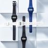 Casio Мужские цифровые кварцевые часы с будильником, водостойкие, из смолы F-91WB-7A