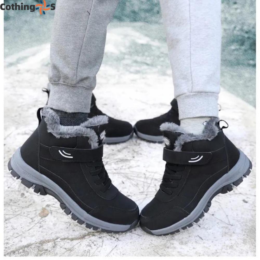 Нескользящая зимняя обувь Водонепроницаемые ботинки Зимние ботинки Ботинки для снегоходов Походные ботинки