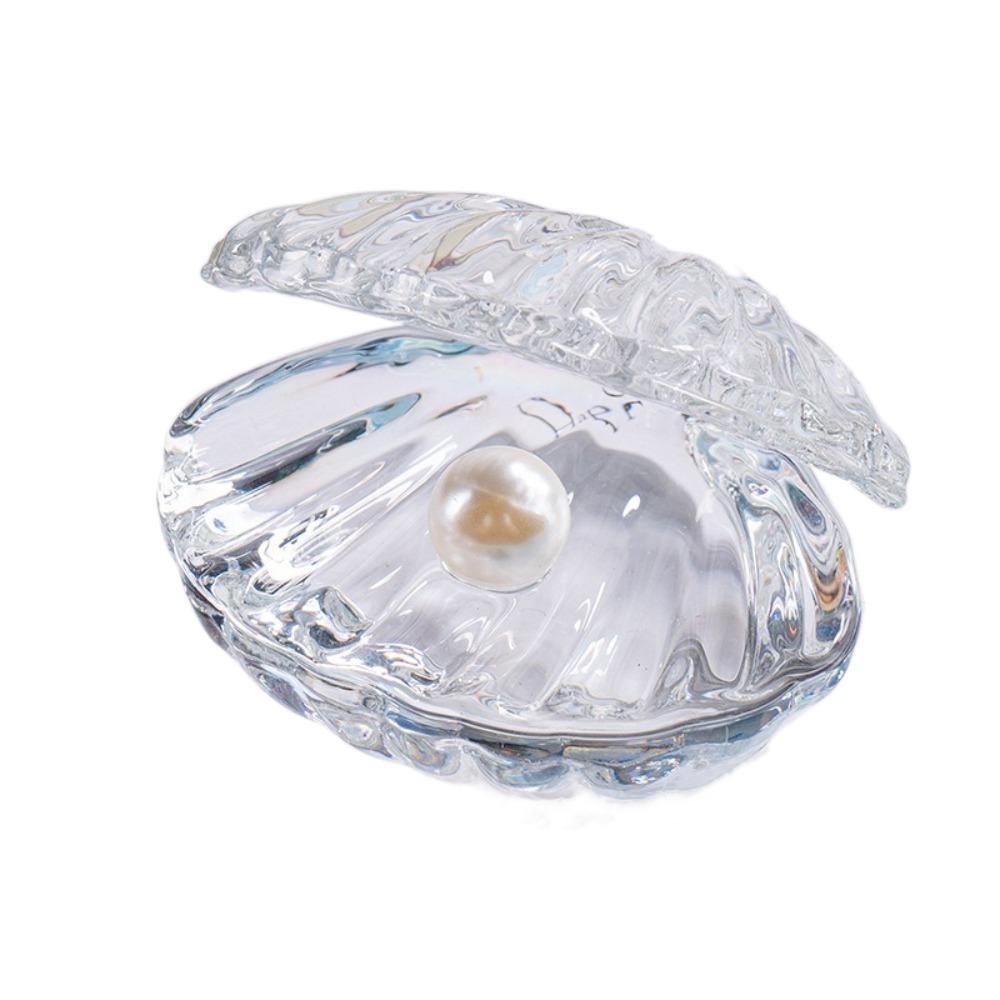 Reflective Pearl Clam Ornaments Colorful Seashell Figurine Crafts Wedding Decor
