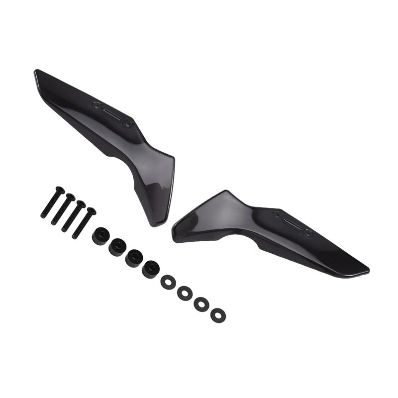 For MT-125 MT-15 MT125 MT15 - Motorcycle Windshield Side Wind Deflector Spoiler Fly Screen Gray