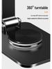 Carbon Steel 360° Rotating Tablet and Phone Stand with MagSafe, Folding Design for Live Video Support