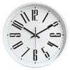 Living Room Wall Clock Quartz Clock 3D Three-dimensional Digital Scale Plastic Wall Clock European Silent Wall Clock 12 Inches 30CM