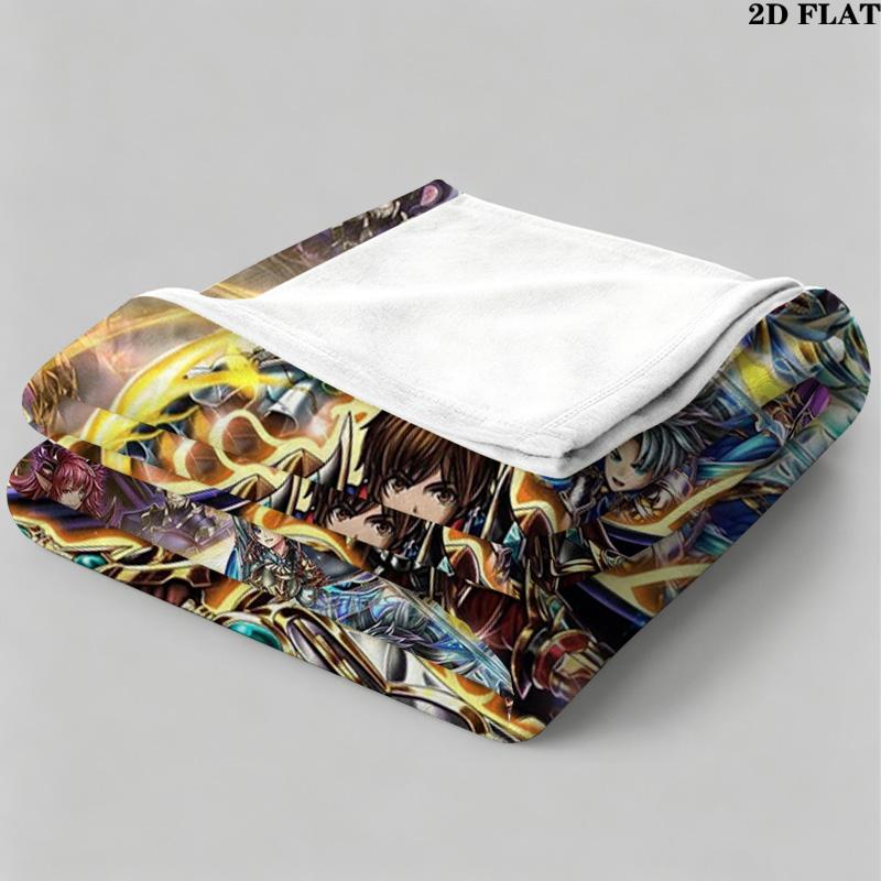 Grand Summoners Print Flannel Blanket High Quality Warm Comfortable Cover for All Seasons Perfect for Gifts Home Decor