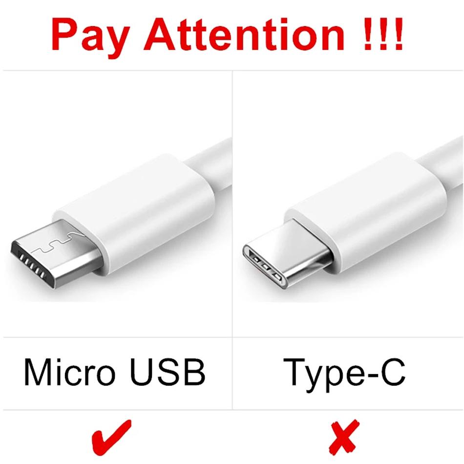 5A Micro USB кабель для Samsung Xiaomi 1M/2M кабель для быстрой зарядки данных проводной шнур белый жирный провод кабель для Micro