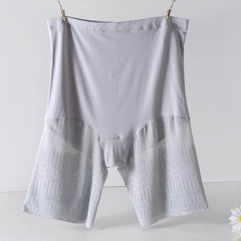 Fat Versized Briefs Anti Glare Safety Lingerie with Knickers High Waist Panties Women