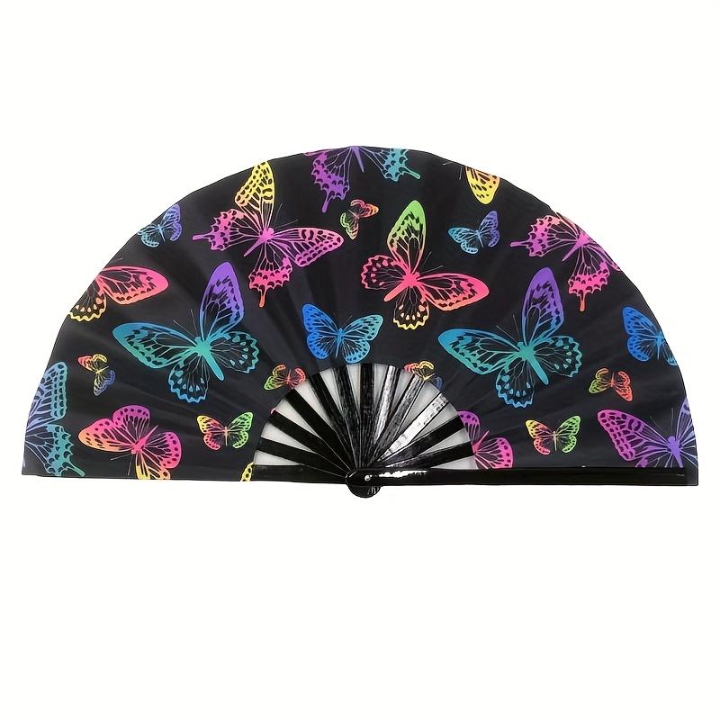 1pc Folding Fan, Large Folding Fan,Kung Fu Fan,Festival Smashing Fan,Folding Hand Fan,Suitable for Male and Female Performance Dance Party Accessories
