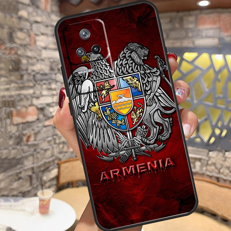 Армения Армянский Флаг Чехол Для Xiaomi 15 14 13 Ultra 11T 12T 13T 14T Pro POCO X7 X6 Pro X3 X5 M6 F5 F6 Pro Крышка