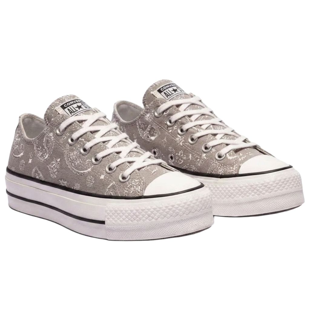 Converse Кеды Converse All Star Lift с вышивкой "Цветок кешью" Классические низкие на шнуровке Женские Коричневые A22398C