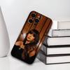 Чехол для телефона E-Ella L-Langley Singer для iPhone 17,16,15,14,13,12,11 Plus,Pro Max,XS, Мягкий черный чехол